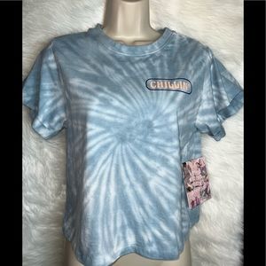 VibeN crop top tie dyed t-shirt size small